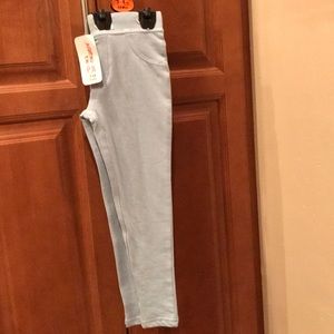 Girls Light Blue Leggings